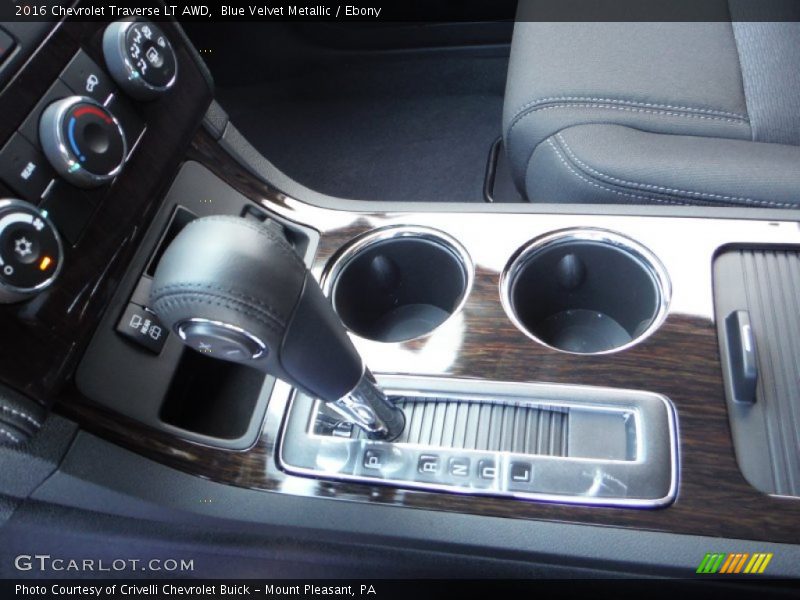 Blue Velvet Metallic / Ebony 2016 Chevrolet Traverse LT AWD