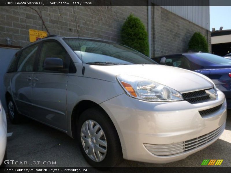 Silver Shadow Pearl / Stone 2005 Toyota Sienna CE