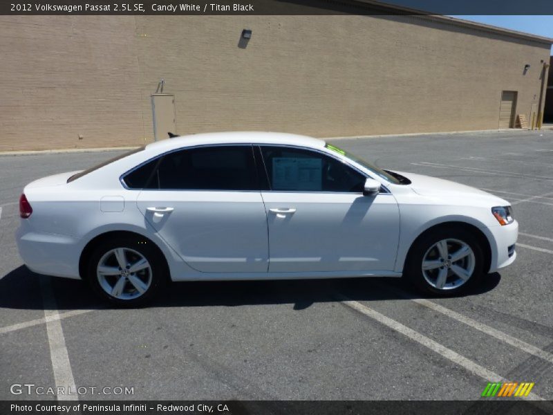 Candy White / Titan Black 2012 Volkswagen Passat 2.5L SE