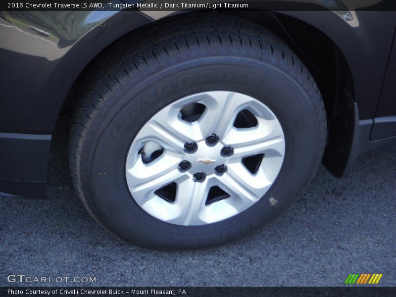 Tungsten Metallic / Dark Titanium/Light Titanium 2016 Chevrolet Traverse LS AWD