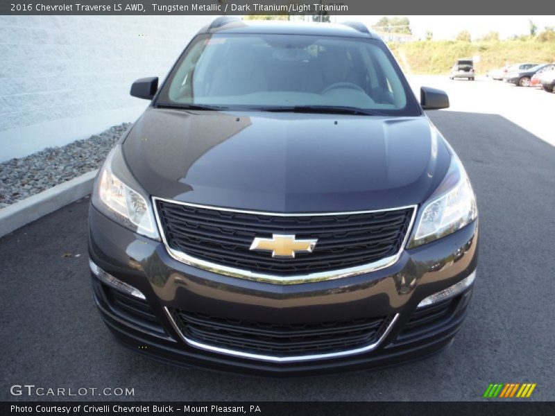 Tungsten Metallic / Dark Titanium/Light Titanium 2016 Chevrolet Traverse LS AWD
