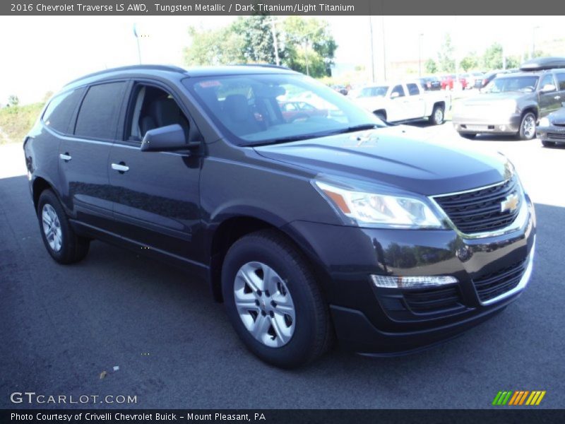 Tungsten Metallic / Dark Titanium/Light Titanium 2016 Chevrolet Traverse LS AWD