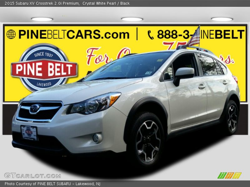Crystal White Pearl / Black 2015 Subaru XV Crosstrek 2.0i Premium