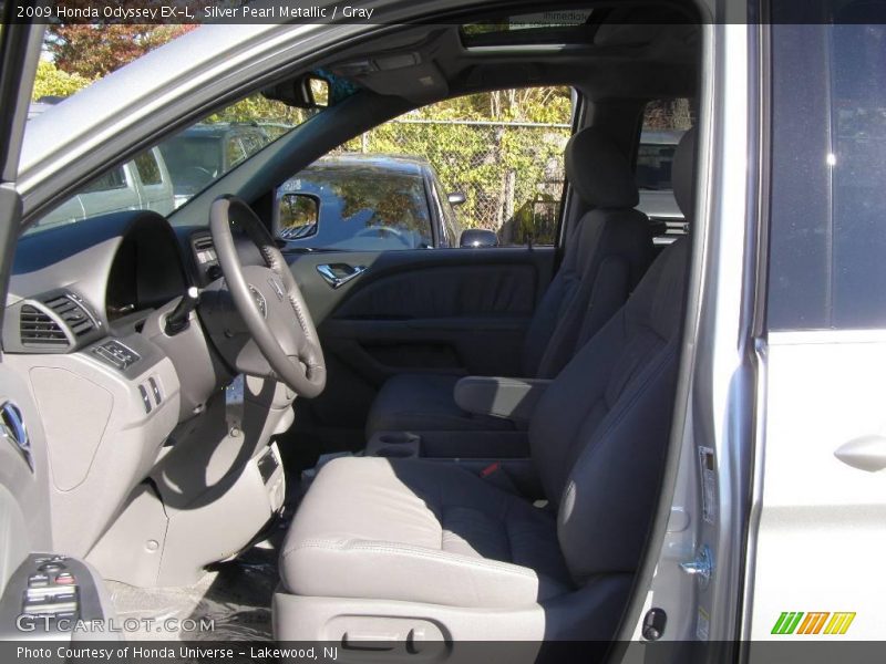 Silver Pearl Metallic / Gray 2009 Honda Odyssey EX-L