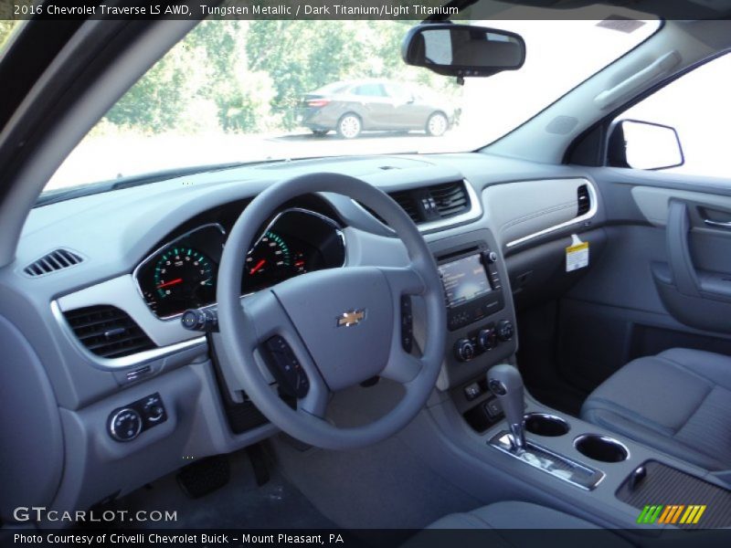 Tungsten Metallic / Dark Titanium/Light Titanium 2016 Chevrolet Traverse LS AWD