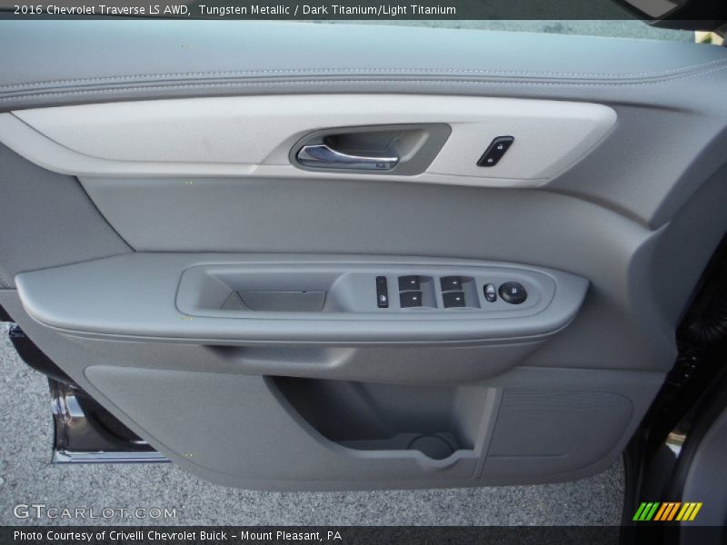 Tungsten Metallic / Dark Titanium/Light Titanium 2016 Chevrolet Traverse LS AWD