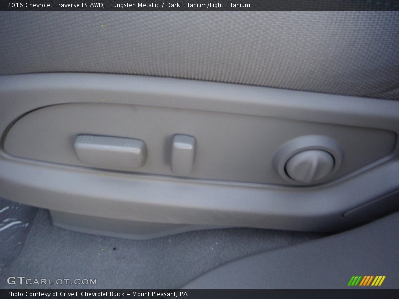 Tungsten Metallic / Dark Titanium/Light Titanium 2016 Chevrolet Traverse LS AWD