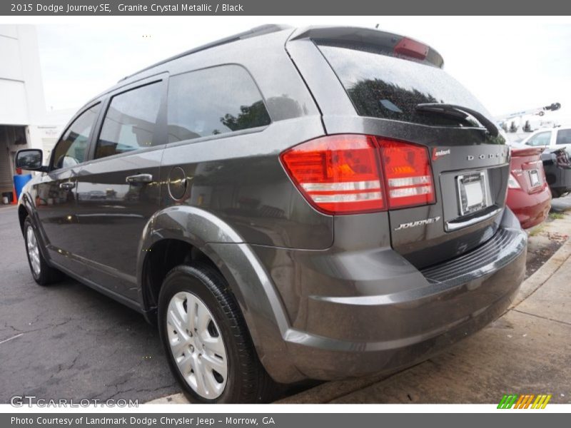 Granite Crystal Metallic / Black 2015 Dodge Journey SE