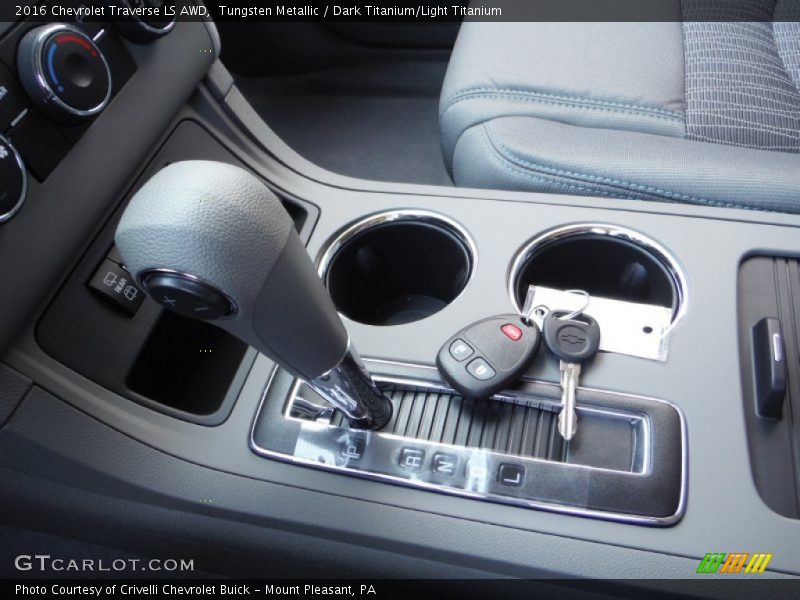 Tungsten Metallic / Dark Titanium/Light Titanium 2016 Chevrolet Traverse LS AWD