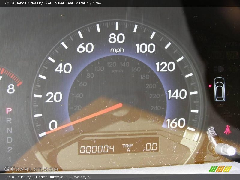 Silver Pearl Metallic / Gray 2009 Honda Odyssey EX-L