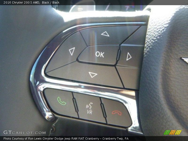Black / Black 2016 Chrysler 200 S AWD