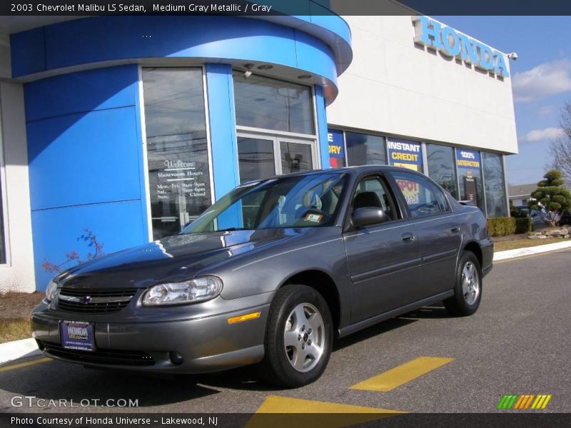 Medium Gray Metallic / Gray 2003 Chevrolet Malibu LS Sedan