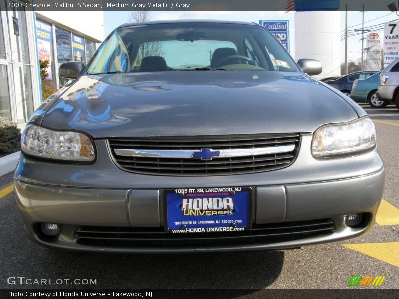 Medium Gray Metallic / Gray 2003 Chevrolet Malibu LS Sedan