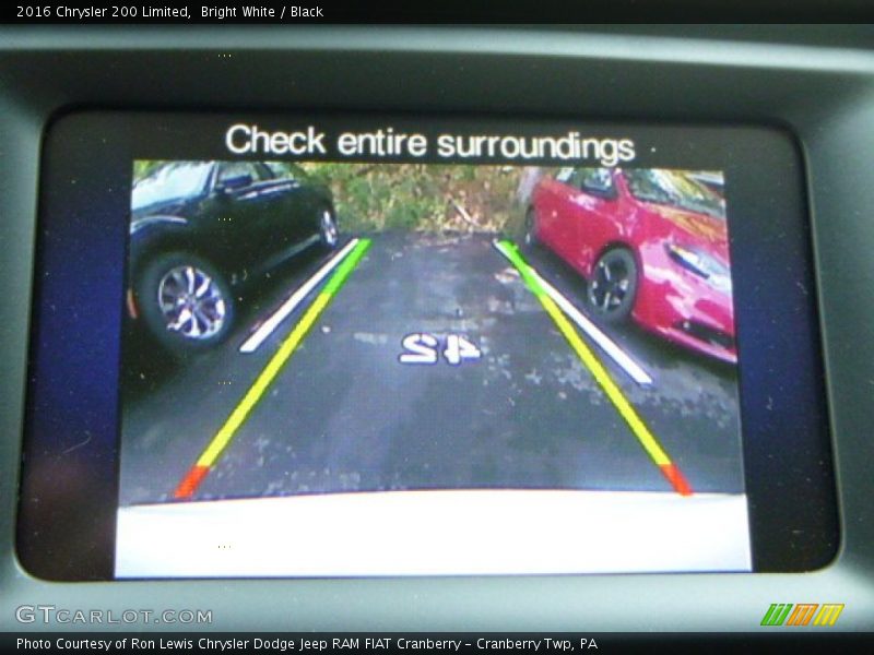 Bright White / Black 2016 Chrysler 200 Limited