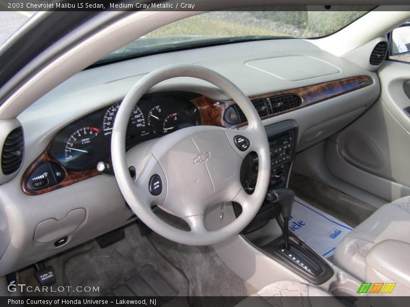 Medium Gray Metallic / Gray 2003 Chevrolet Malibu LS Sedan