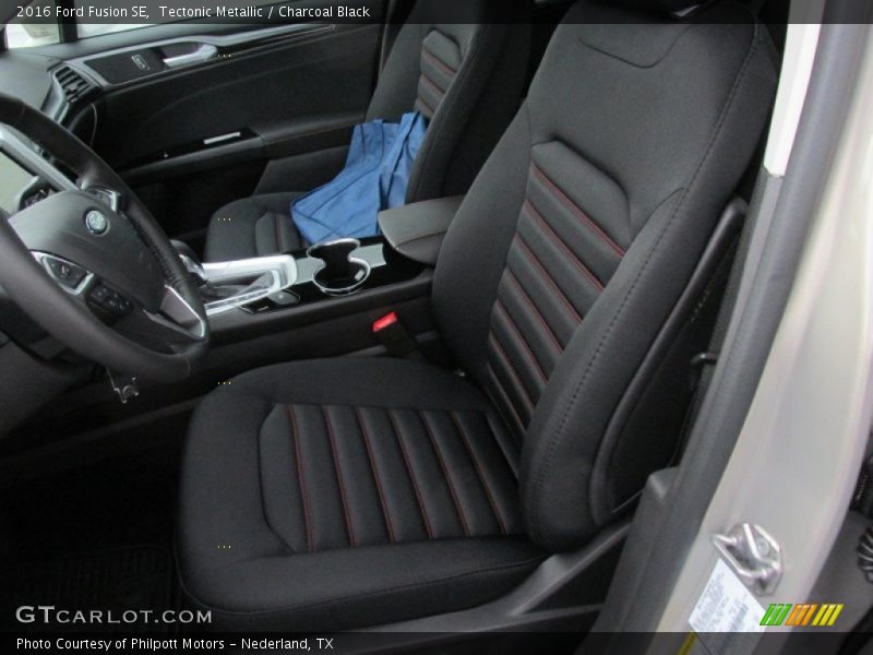 Tectonic Metallic / Charcoal Black 2016 Ford Fusion SE