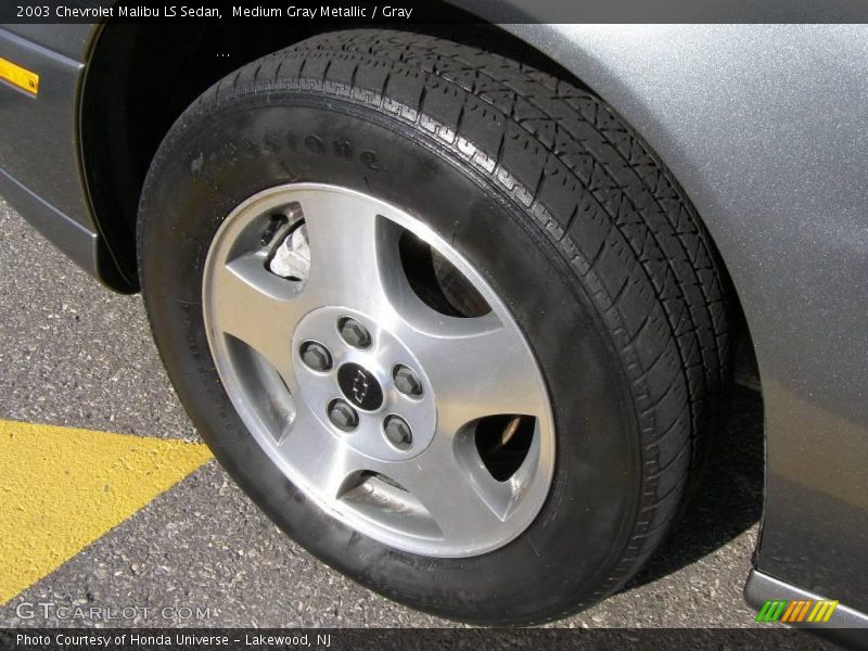 Medium Gray Metallic / Gray 2003 Chevrolet Malibu LS Sedan
