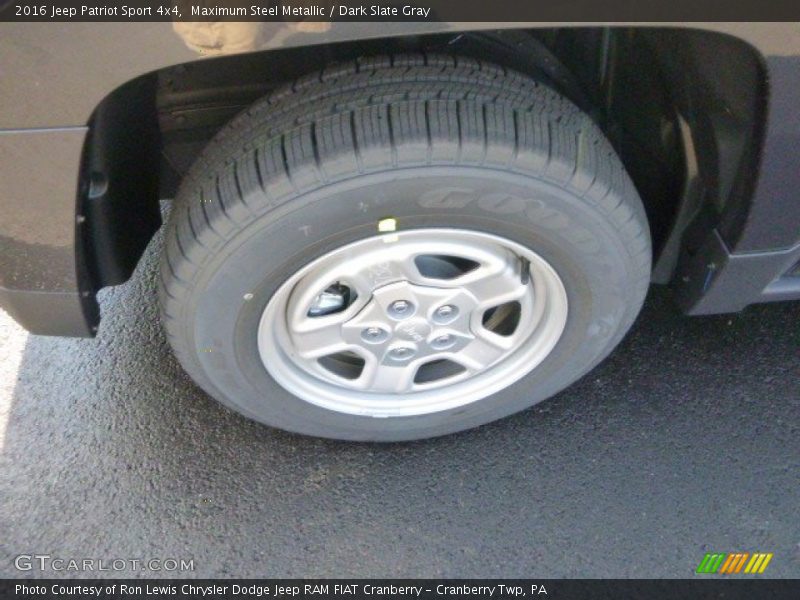 Maximum Steel Metallic / Dark Slate Gray 2016 Jeep Patriot Sport 4x4