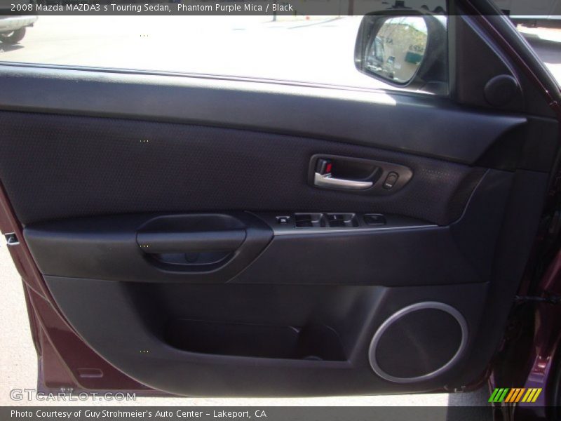 Phantom Purple Mica / Black 2008 Mazda MAZDA3 s Touring Sedan
