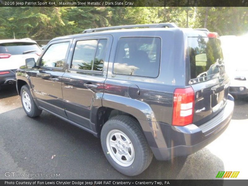 Maximum Steel Metallic / Dark Slate Gray 2016 Jeep Patriot Sport 4x4