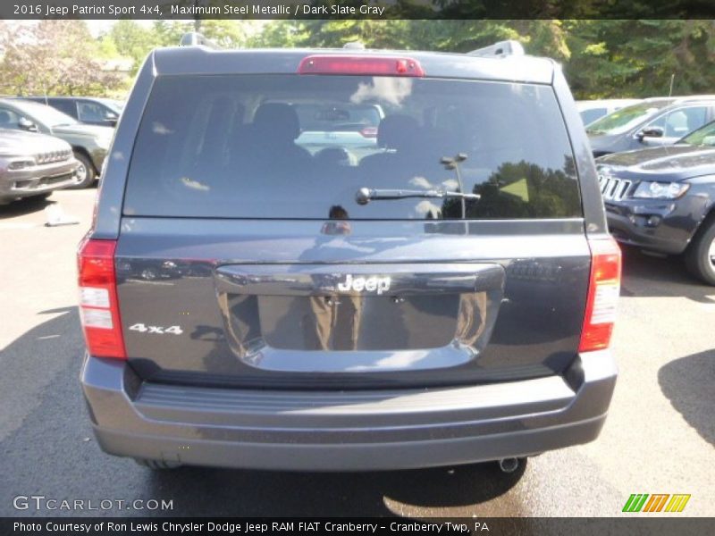 Maximum Steel Metallic / Dark Slate Gray 2016 Jeep Patriot Sport 4x4