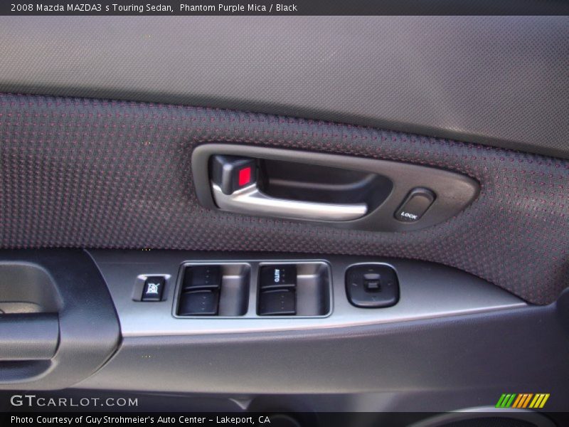 Phantom Purple Mica / Black 2008 Mazda MAZDA3 s Touring Sedan