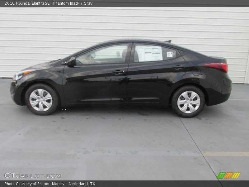 Phantom Black / Gray 2016 Hyundai Elantra SE