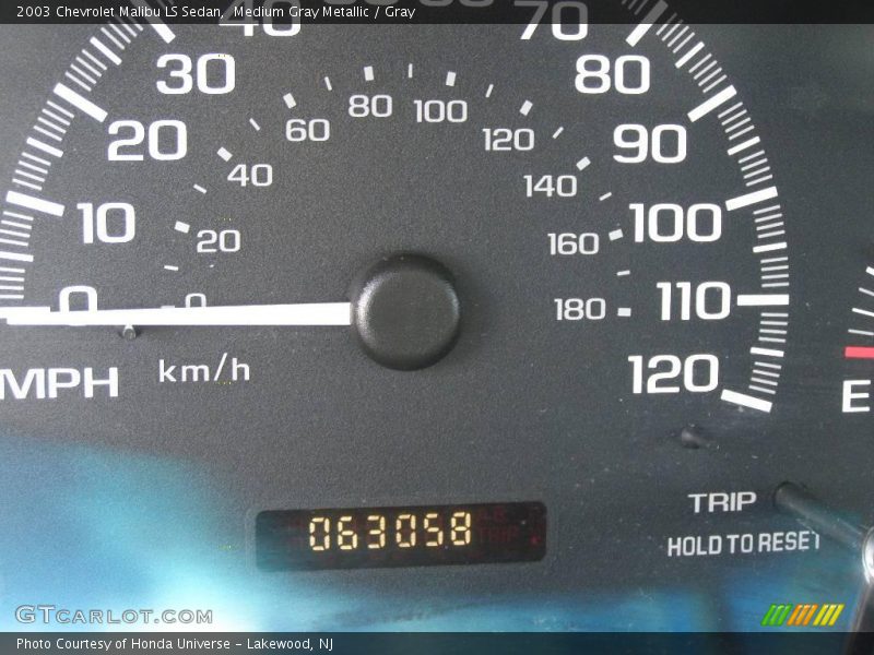 Medium Gray Metallic / Gray 2003 Chevrolet Malibu LS Sedan