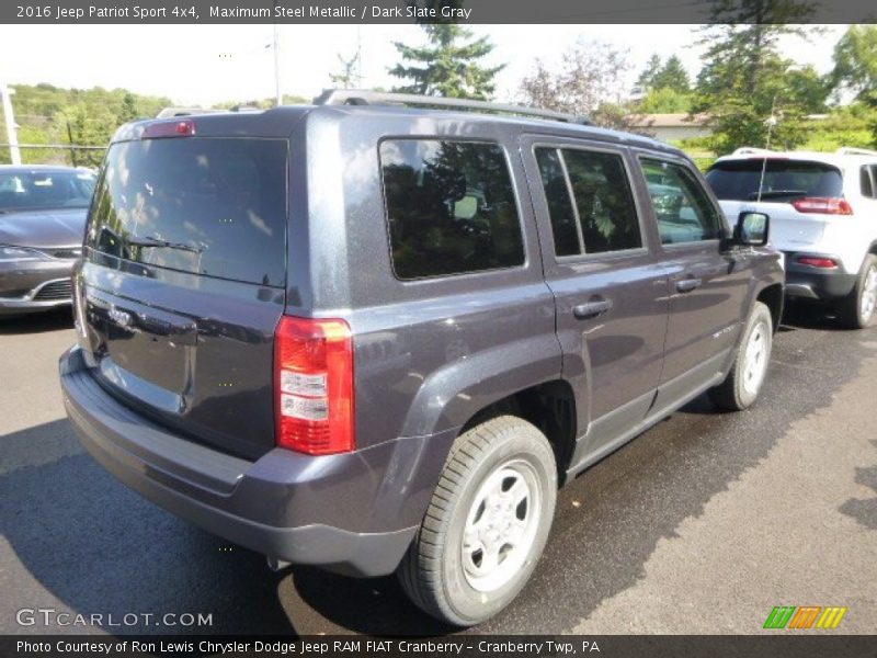 Maximum Steel Metallic / Dark Slate Gray 2016 Jeep Patriot Sport 4x4