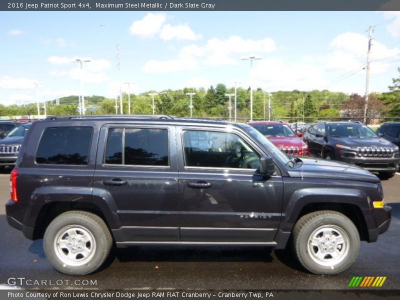 Maximum Steel Metallic / Dark Slate Gray 2016 Jeep Patriot Sport 4x4