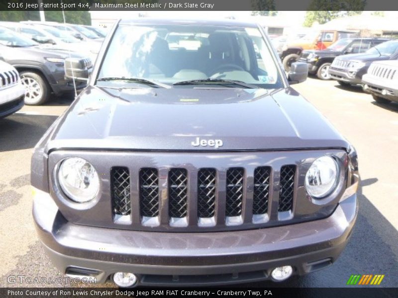 Maximum Steel Metallic / Dark Slate Gray 2016 Jeep Patriot Sport 4x4