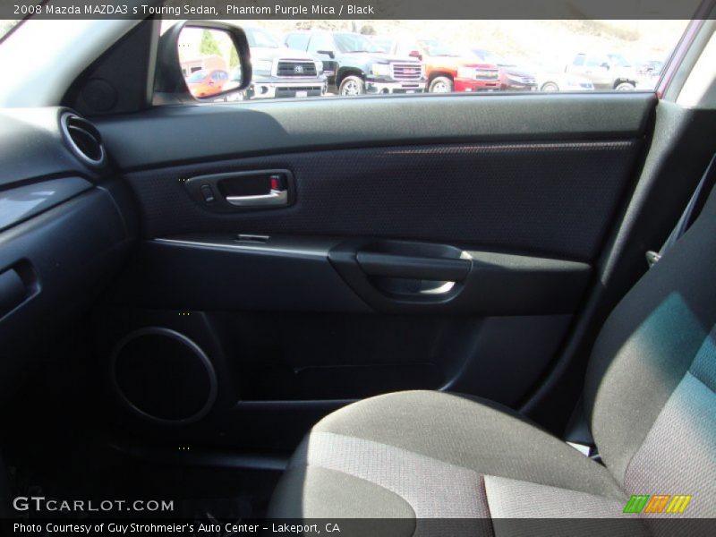 Phantom Purple Mica / Black 2008 Mazda MAZDA3 s Touring Sedan