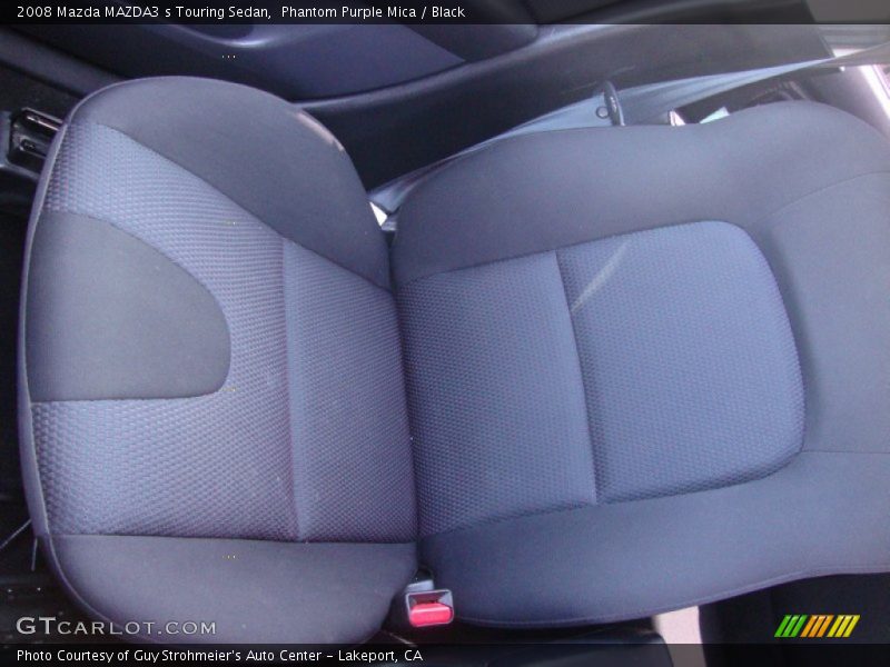 Phantom Purple Mica / Black 2008 Mazda MAZDA3 s Touring Sedan