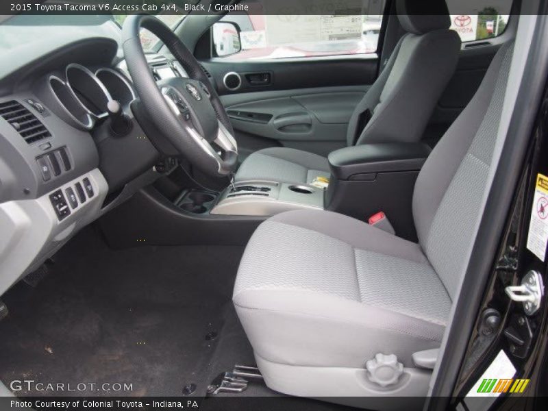  2015 Tacoma V6 Access Cab 4x4 Graphite Interior