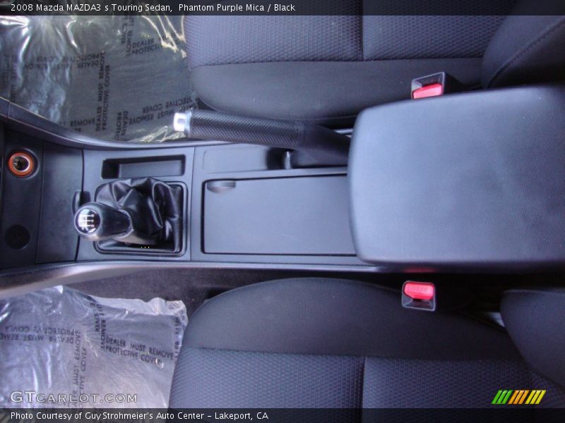 Phantom Purple Mica / Black 2008 Mazda MAZDA3 s Touring Sedan