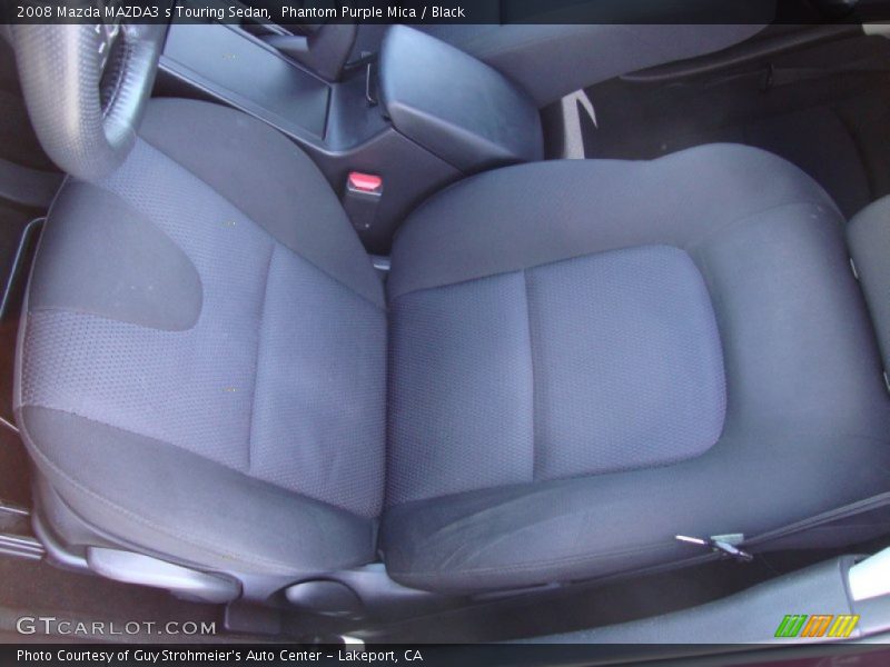 Phantom Purple Mica / Black 2008 Mazda MAZDA3 s Touring Sedan