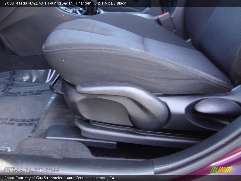 Phantom Purple Mica / Black 2008 Mazda MAZDA3 s Touring Sedan