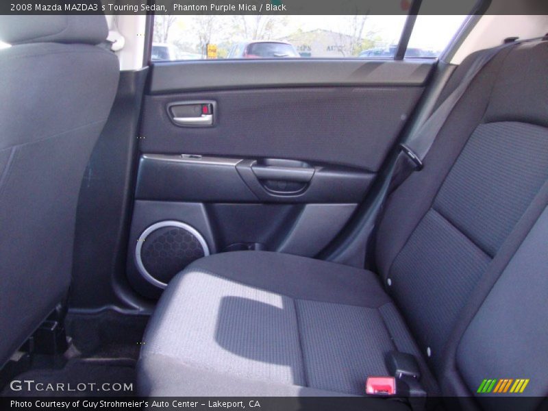 Phantom Purple Mica / Black 2008 Mazda MAZDA3 s Touring Sedan
