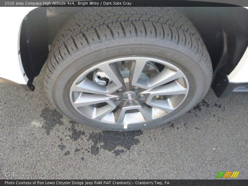 Bright White / Dark Slate Gray 2016 Jeep Compass High Altitude 4x4