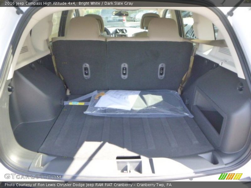 Bright White / Dark Slate Gray 2016 Jeep Compass High Altitude 4x4