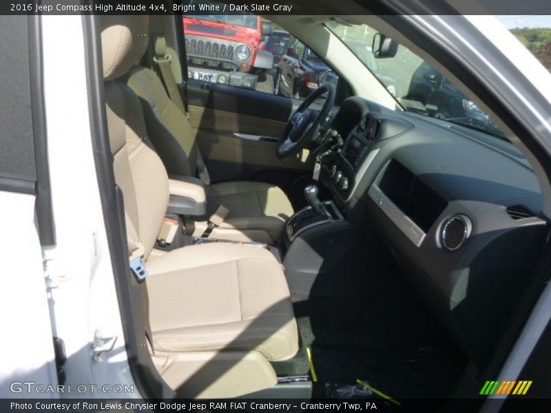Bright White / Dark Slate Gray 2016 Jeep Compass High Altitude 4x4