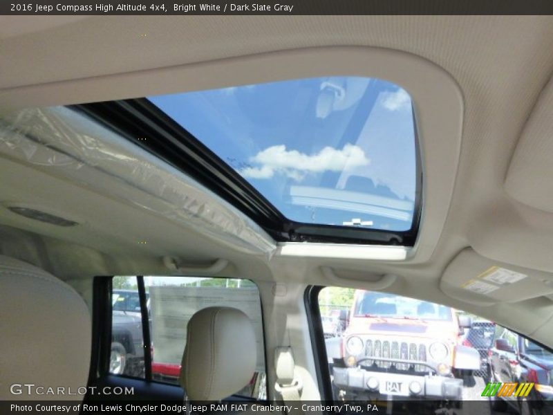 Bright White / Dark Slate Gray 2016 Jeep Compass High Altitude 4x4