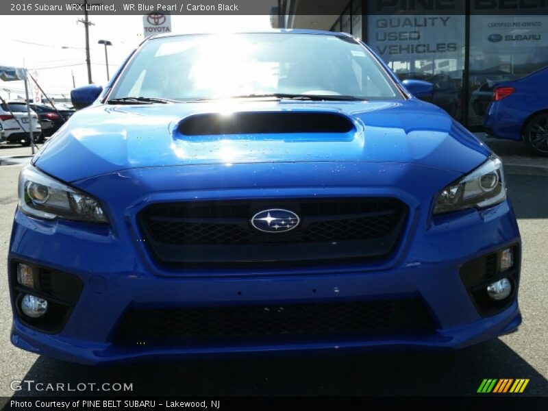 WR Blue Pearl / Carbon Black 2016 Subaru WRX Limited