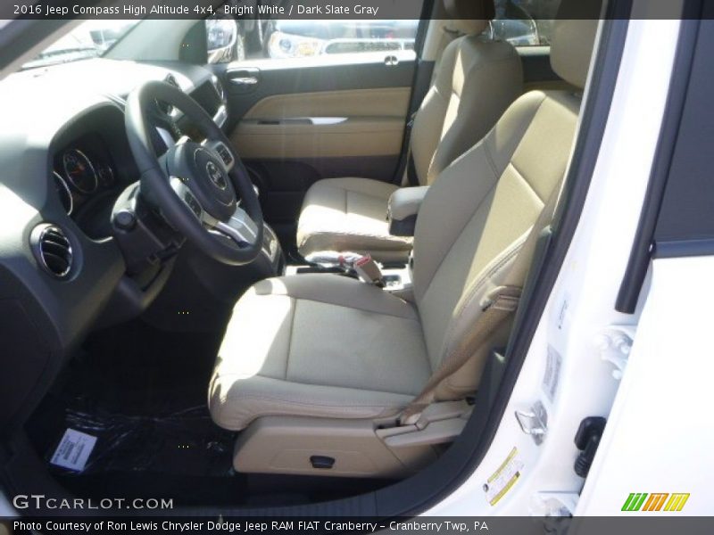 Bright White / Dark Slate Gray 2016 Jeep Compass High Altitude 4x4