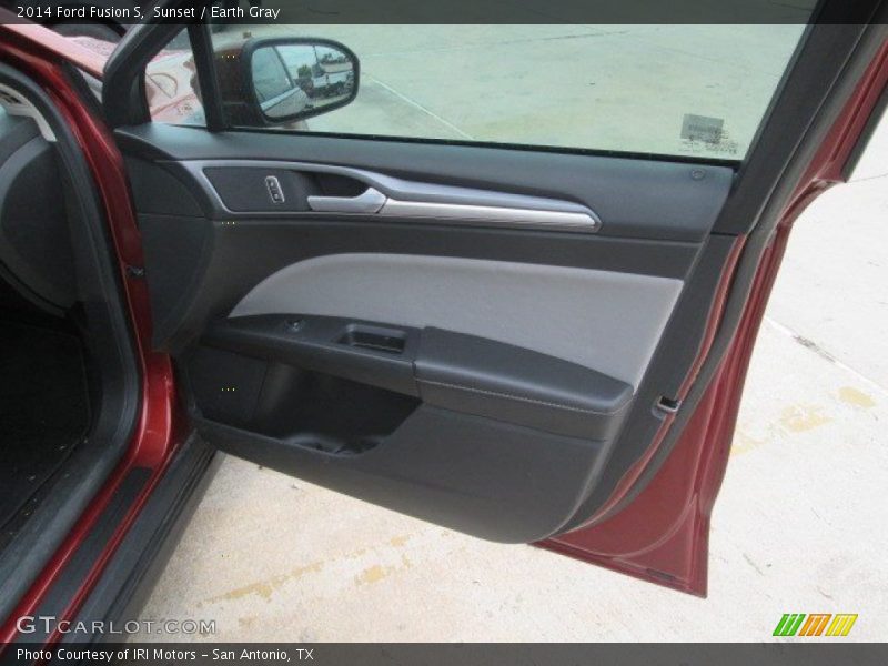 Sunset / Earth Gray 2014 Ford Fusion S