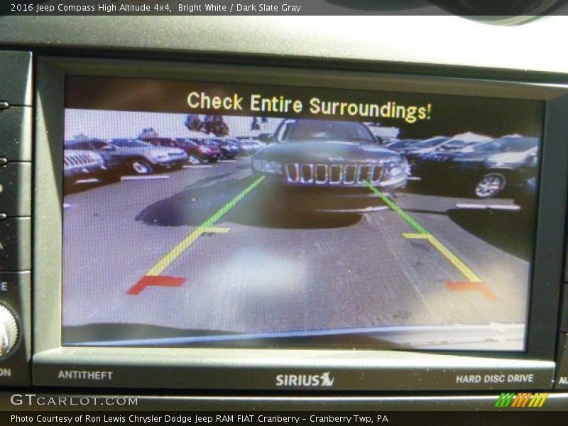 Bright White / Dark Slate Gray 2016 Jeep Compass High Altitude 4x4