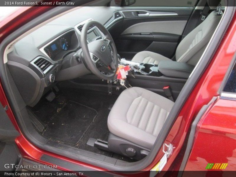 Sunset / Earth Gray 2014 Ford Fusion S