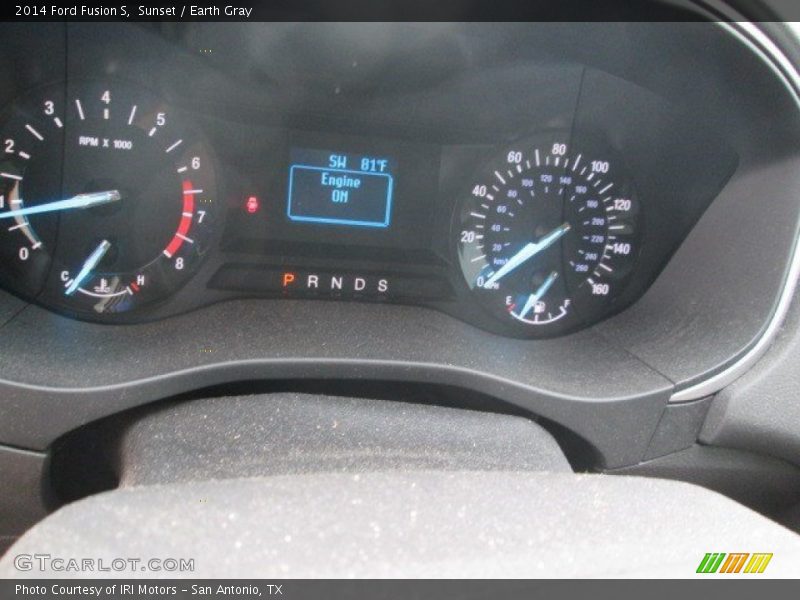 Sunset / Earth Gray 2014 Ford Fusion S
