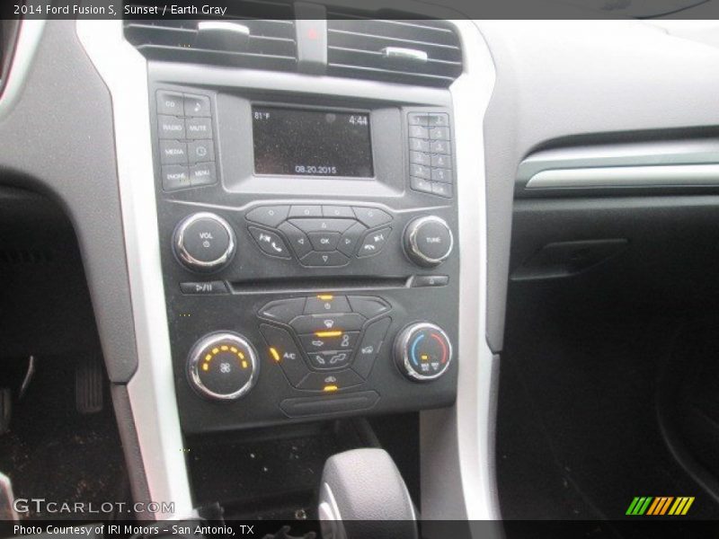 Sunset / Earth Gray 2014 Ford Fusion S