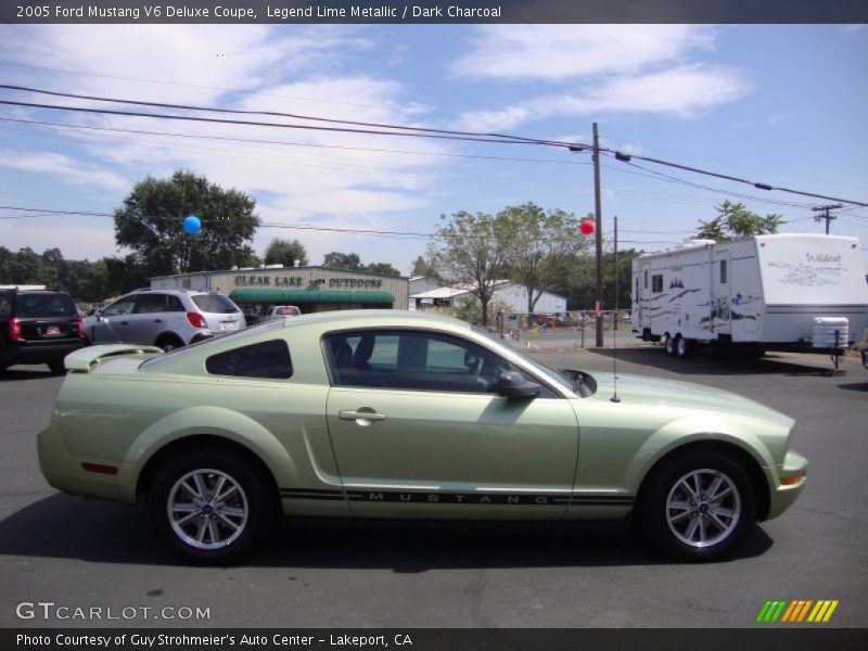 Legend Lime Metallic / Dark Charcoal 2005 Ford Mustang V6 Deluxe Coupe